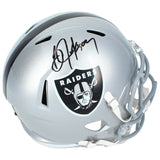 Bo Jackson Autographed Raiders Speed Full Size Helmet JSA Witnessed
