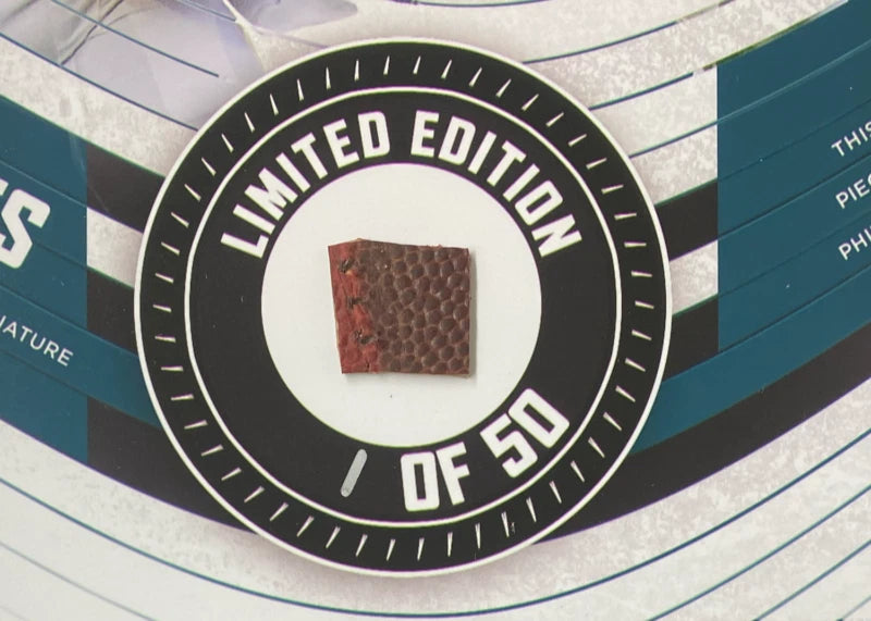 Jalen Hurts Framed Philadelphia Eagles Version 2 15" x 17" Game Used Football Collage LE 1/50