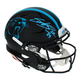 Steve Smith Autographed Carolina Panthers 2022 Black Alternate Speedflex Authentic Helmet Radtke