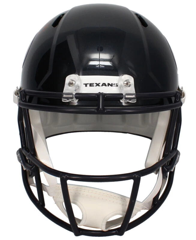 Dalton Schultz Autographed (in Red) Houston Texans 2024 Speed Full Size Helmet Beckett Witnessed