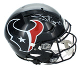 Jayden Higgins Autographed Houston Texans Speedflex Authentic Helmet Beckett Witnessed