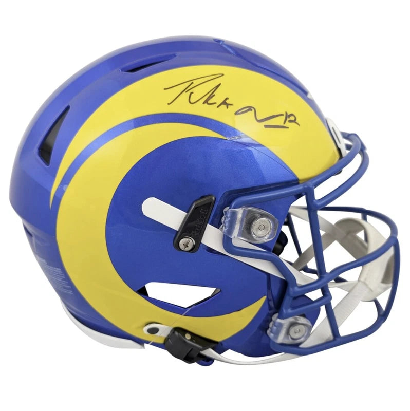 Puka Nacua Autographed Los Angeles Rams Speedflex Authentic Helmet Fanatics