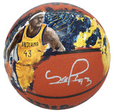 Pascal Siakam Autographed Indiana Pacers Hand Painted Authentic Wilson NBA Basketball Fanatics LE 1/1