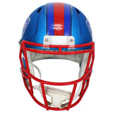 Josh Allen Autographed Buffalo Bills Custom Blaze Style Speed Full Size Helmet Beckett Witnessed