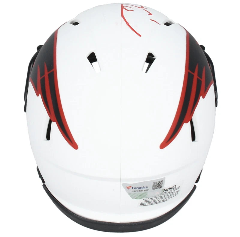 Tom Brady Autographed New England Patriots Lunar Eclipse Speed Mini Helmet Fanatics