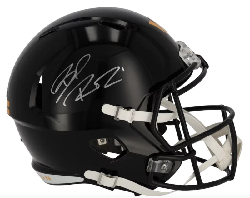 Brian Robinson Autographed Washington Commanders Black 2022 Alternate Speed Full Size Helmet Fanatics