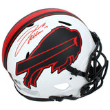 Josh Allen Autographed Buffalo Bills Speed Lunar Eclipse Authentic Helmet Beckett Witnessed