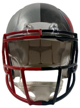 TOM BRADY Buccaneers Side Autographed Buccaneers / Patriots Combo Speed Authentic Helmet FANATICS