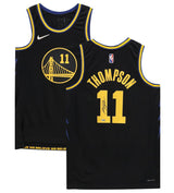 KLAY THOMPSON Autographed Golden State Warriors Black Nike 2021-22 Mixtape Edition Swingman Jersey FANATICS