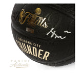 Shai Gilgeous-Alexander Autographed Oklahoma City Thunder Black 2025 NBA Finals Logo Basketball LE 102 Panini