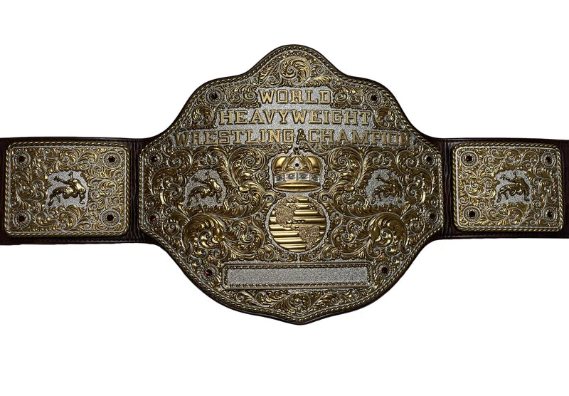 Booker T Autographed WWE Big Gold World Heavyweight Championship Replica Title Belt Fanatics