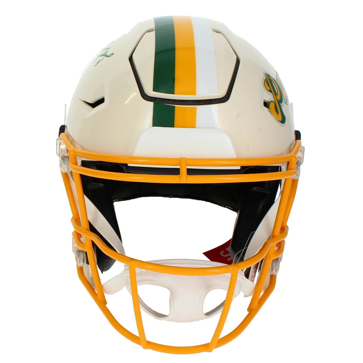 Brett Favre Autographed Green Bay Packers RETRO Speedflex Authentic Helmet Radtke