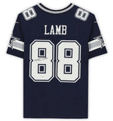 Ceedee Lamb Autographed Dallas Cowboys Navy Nike Vapor F.U.S.E Limited Jersey Fanatics