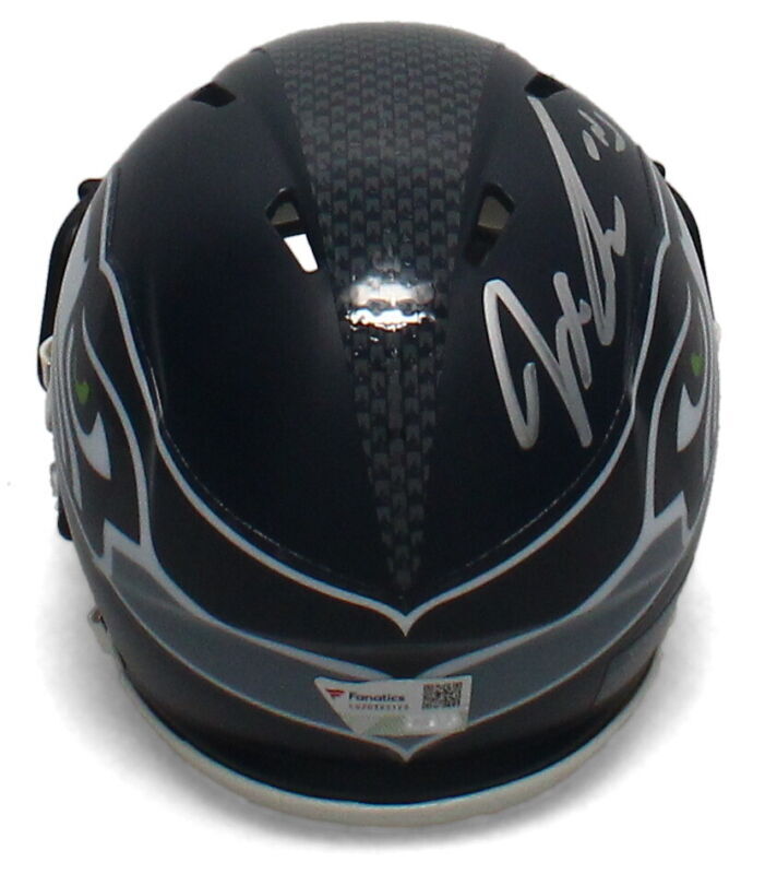 Jaxon Smith-Njigba Autographed Seattle Seahawks Speed Mini Helmet Fanatics