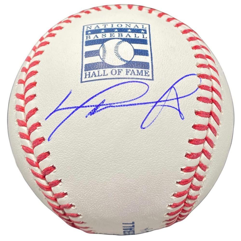 DAVID ORTIZ Boston Red Sox Autographed Hall of Fame Logo Baseball FANATICS