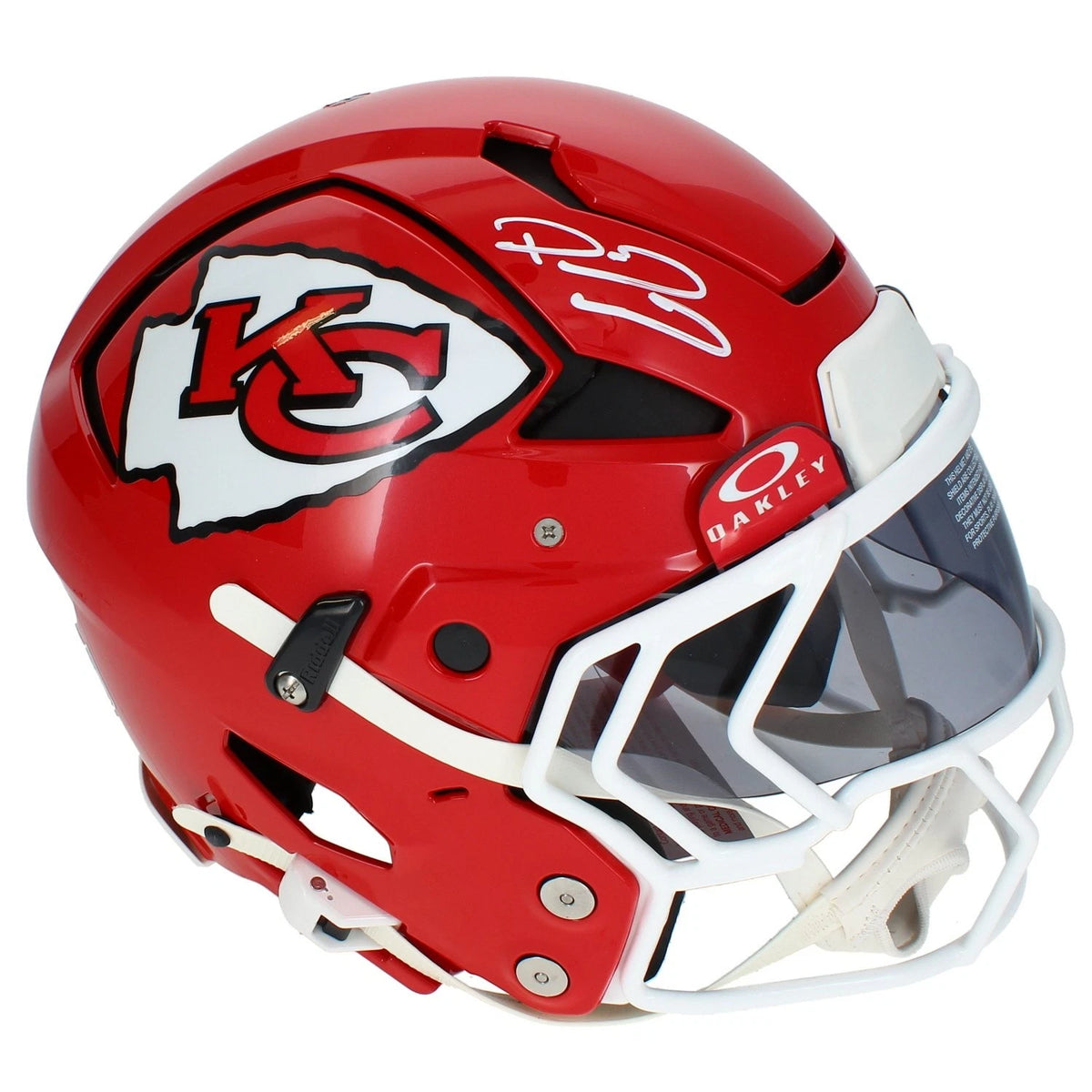 Patrick Mahomes Autographed Kansas City Chiefs Axiom Authentic Helmet Beckett Witnessed