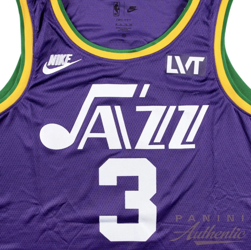 Keyonte George Autographed Utah Jazz Purple Nike Hardwood Classics Swingman Jersey Panini