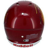Makai Lemon Autographed USC Trojans Speed Authentic Helmet Beckett Witnessed