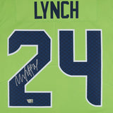 Marshawn Lynch Autographed Seattle Seahawks Nike Green Limited Jersey Fanatics