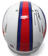 Josh Allen Autographed (Black Ink) Buffalo Bills Speed Authentic Helmet Beckett Witnessed