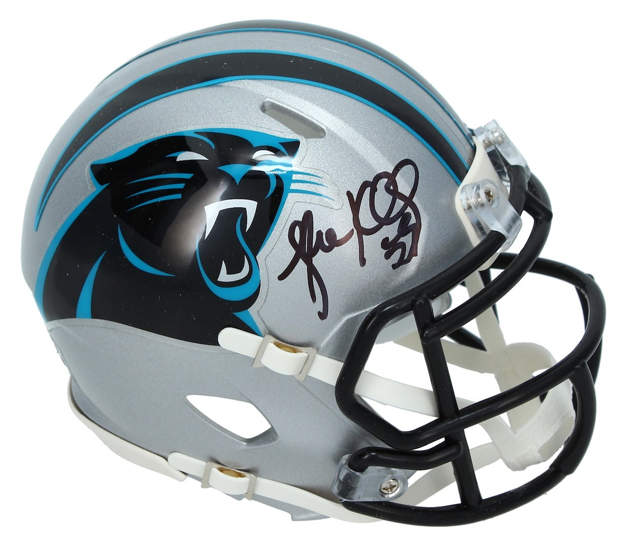 Luke Kuechly Autographed Carolina Panthers Speed Mini Helmet Beckett Witnessed