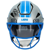 Calvin Johnson Autographed Detroit Lions Axiom Authentic Helmet Beckett Witnessed