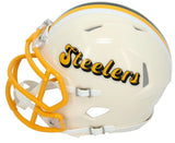 Terry Bradshaw Autographed Pittsburgh Steelers RETRO Speed Mini Helmet Beckett Witnessed