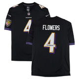 Zay Flowers Autographed Baltimore Ravens Black Nike Limited Jersey Fanatics
