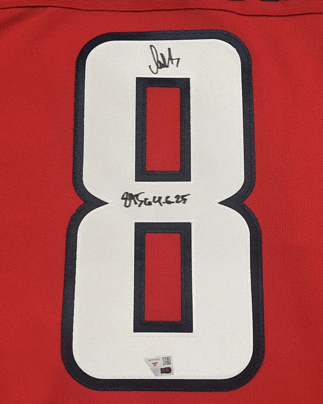 Alexander Ovechkin Autographed/Inscribed "895G 4.6.25" Washington Capitals Red Fanatics Premium Jersey Fanatics