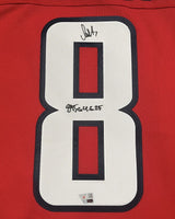 Alexander Ovechkin Autographed/Inscribed "895G 4.6.25" Washington Capitals Red Fanatics Premium Jersey Fanatics