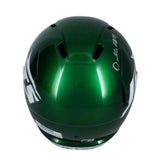 Darrelle Revis Autographed New York Jets Speed Full Size Helmet Beckett Witnessed