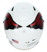 Trey McBride Autographed Arizona Cardinals Speedflex Authentic Helmet Beckett Witnessed