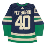 ELIAS PETTERSSON Autographed Vancouver Canucks Adidas 2022-23 Reverse Retro Jersey FANATICS