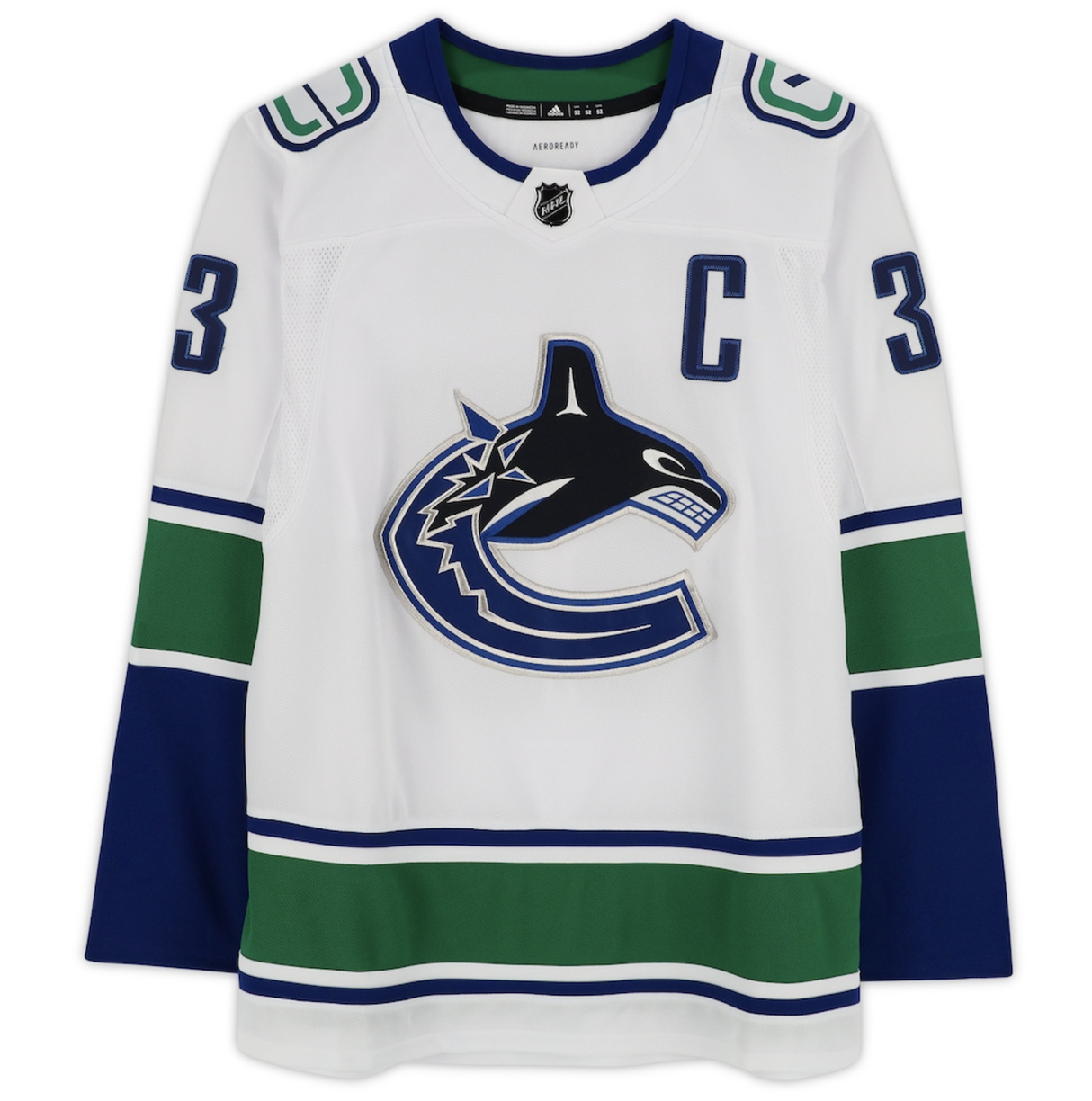 Henrik Sedin Autographed Vancouver Canucks White Adidas Authentic Jersey Fanatics
