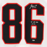 JACK HUGHES Autographed/Inscribed "1st NHL ASG" 2022 NHL All-Star White Adidas Jersey FANATICS