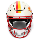 Patrick Mahomes Autographed Kansas City Chiefs RETRO Speedflex Authentic Helmet Beckett Witnessed