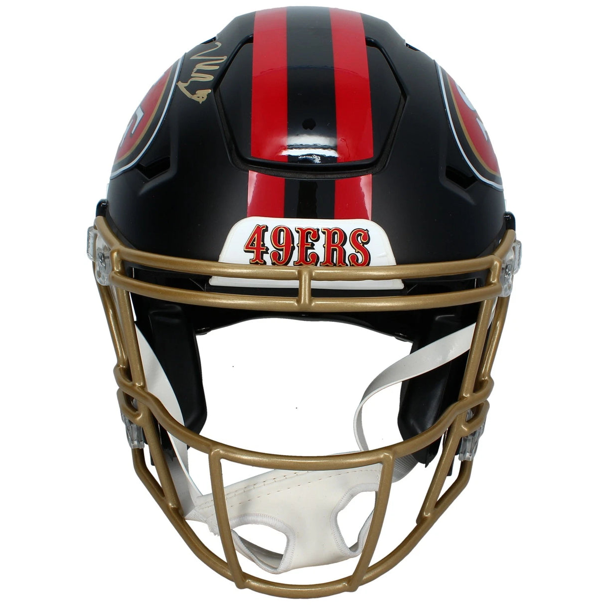 Nick Bosa Autographed San Francisco 49ers Black Rivalries Speedflex Authentic Helmet Beckett Witnessed