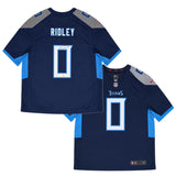 Calvin Ridley Autographed Tennessee Titans Navy Nike Game Jersey Fanatics