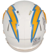 Justin Herbert Autographed Los Angeles Chargers Speed Mini Helmet Fanatics