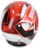 Quinshon Judkins Autographed Cleveland Browns Custom Painted Speed Authentic Helmet LE 1/1 Fanatics