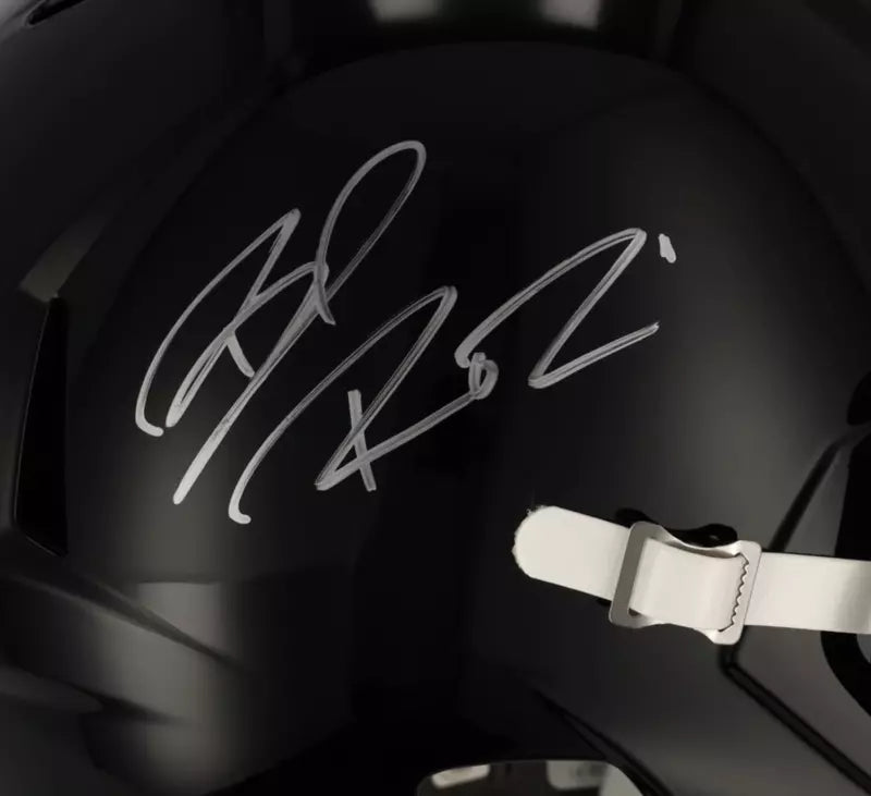 Brian Robinson Autographed Washington Commanders Black 2022 Alternate Speed Full Size Helmet Fanatics