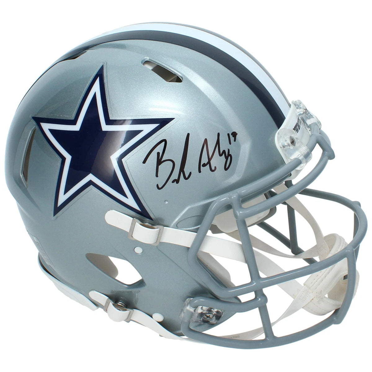 Brandon Aubrey Autographed Dallas Cowboys Speed Authentic Helmet Beckett Witnessed