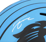 Tetairoa McMillan Autographed Carolina Panthers RAVE Speed Full Size Helmet Fanatics