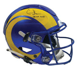 Cooper Kupp Autographed/Inscribed "SB LVI MVP" Los Angeles Rams SB LVI Champions Logo Speed Flex Authentic Helmet Fanatics