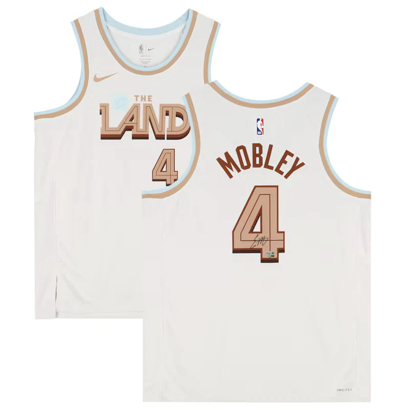 Evan Mobley Autographed Cleveland Cavaliers White Nike 2022-23 City Edition Swingman Jersey Fanatics