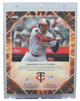 Brooks Lee Autographed Minnesota Twins 20215 MLB Emanate 8" x 10" Orange Variant LE 25/25 Fanatics