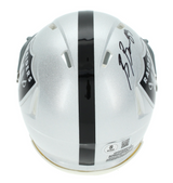 Brock Bowers Autographed Las Vegas Raiders Speed Mini Helmet Beckett Witnessed