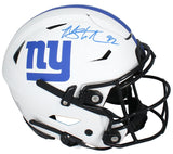 Michael Strahan Autographed New York Giants Speed Lunar Eclipse Speedflex Authentic Helmet Beckett