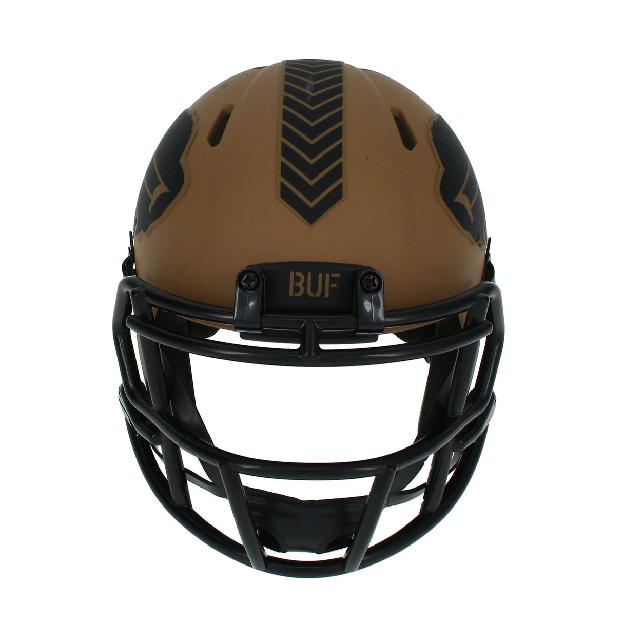James Cook Autographed Buffalo Bills 2023 Salute to Service Speed Mini Helmet Beckett Witnessed