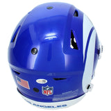 Davante Adams Autographed Los Angeles Rams White 2026 Alternate Fearsome White Speedflex Authentic Helmet JSA Witnessed